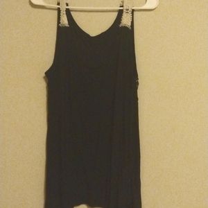 Cute navy espresso tank